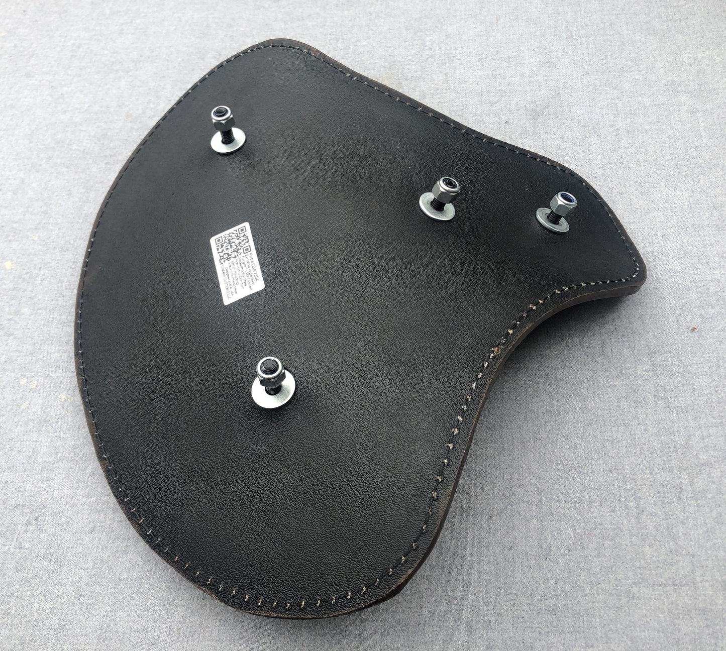 Harley Tractor Style Solo Seat Bison Genuine Leather Honda Bobber Chopper Yamaha - Champ Customs Shop