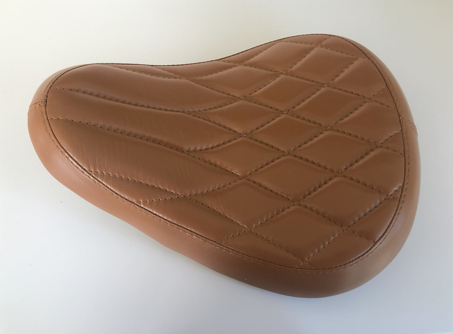 Solo Seat Top Grain G.BRN Thick Leather Extra Comfort Thick Molded Padding 2.5mm Heavy Formed Steel"""