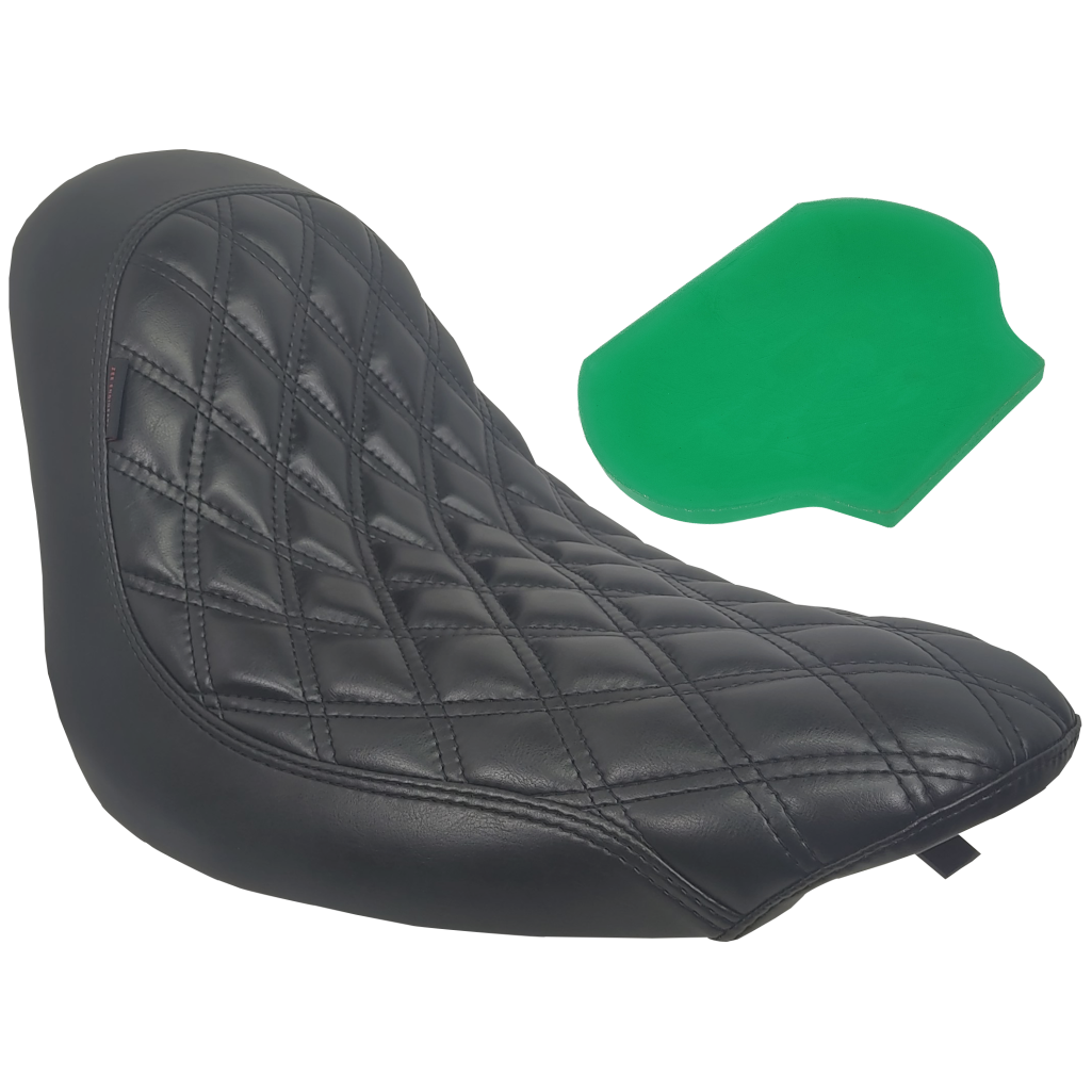 Harley Davidson Double Diamond Stitch Softail GEL Seat 2006-2017