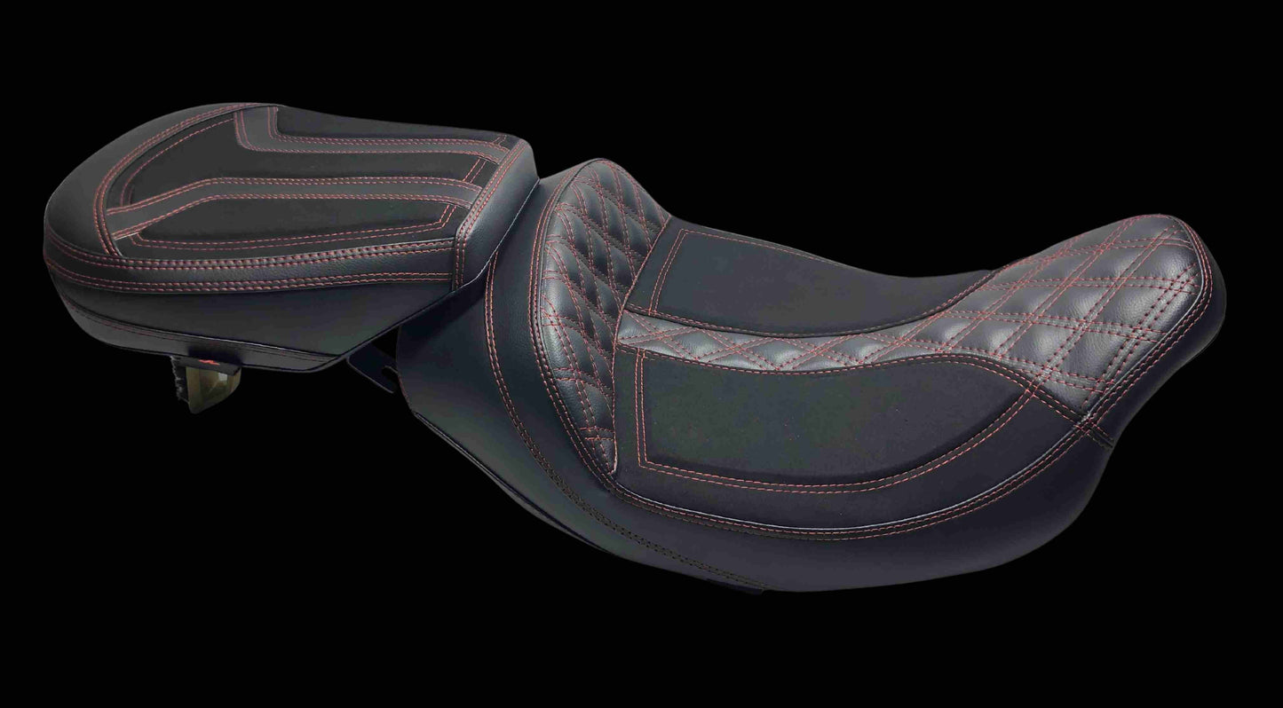 Harley Touring legacy GEL + Ortho Seat for CVO Road Street Electra Glide Bagger 2009-2024 Champ Customs Shop