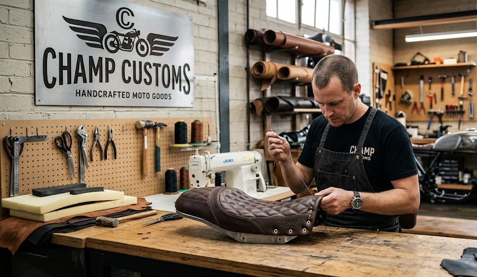 Customize-Your-Seat Champ Customs Shop | Custom Motorcycle Seats