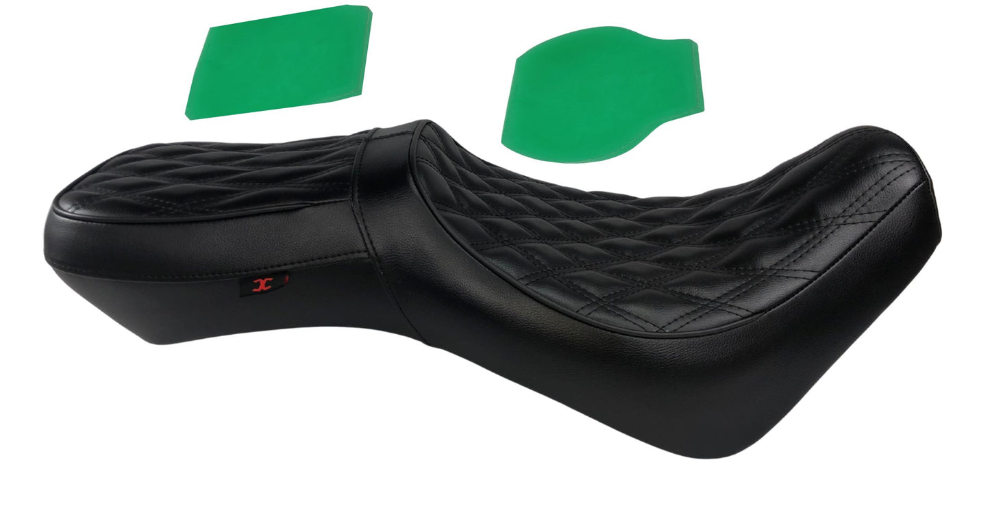 HONDA Rebel 300 & 500 Diamond Stitch Gel Dual Low Profile Seat 2017-2026