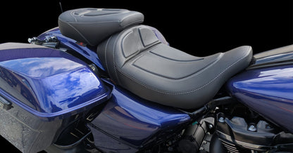 Harley Touring GEL Seat for CVO Road Street Electra Glide Bagger wide seat 2009-2024 - Champ Customs Shop