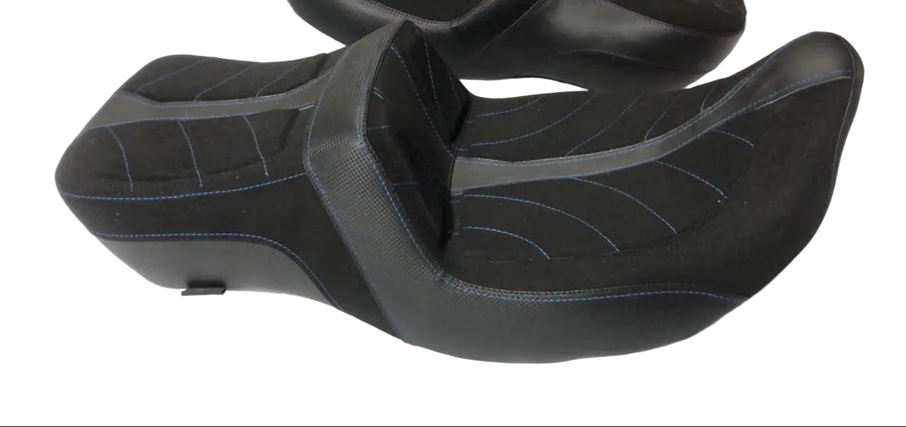Harley Davidson Touring Apex Performance Seat | Halo Stitch Champ Customs Shop