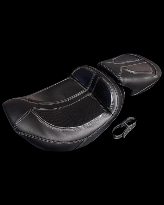 Harley-Davidson Touring Gladiator Legacy 2 Pc Seat | Road Glide & Street Glide | CVO 2024 - Up Champ Customs Shop