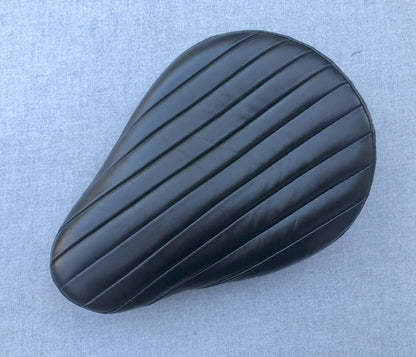 Harley Chopper Bobber Triumph Knucklehead Vintage Bates Style Real Leather Seat and Pad