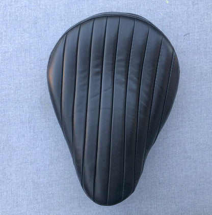 Harley Chopper Bobber Triumph Knucklehead Vintage Bates Style Real Leather Seat and Pad