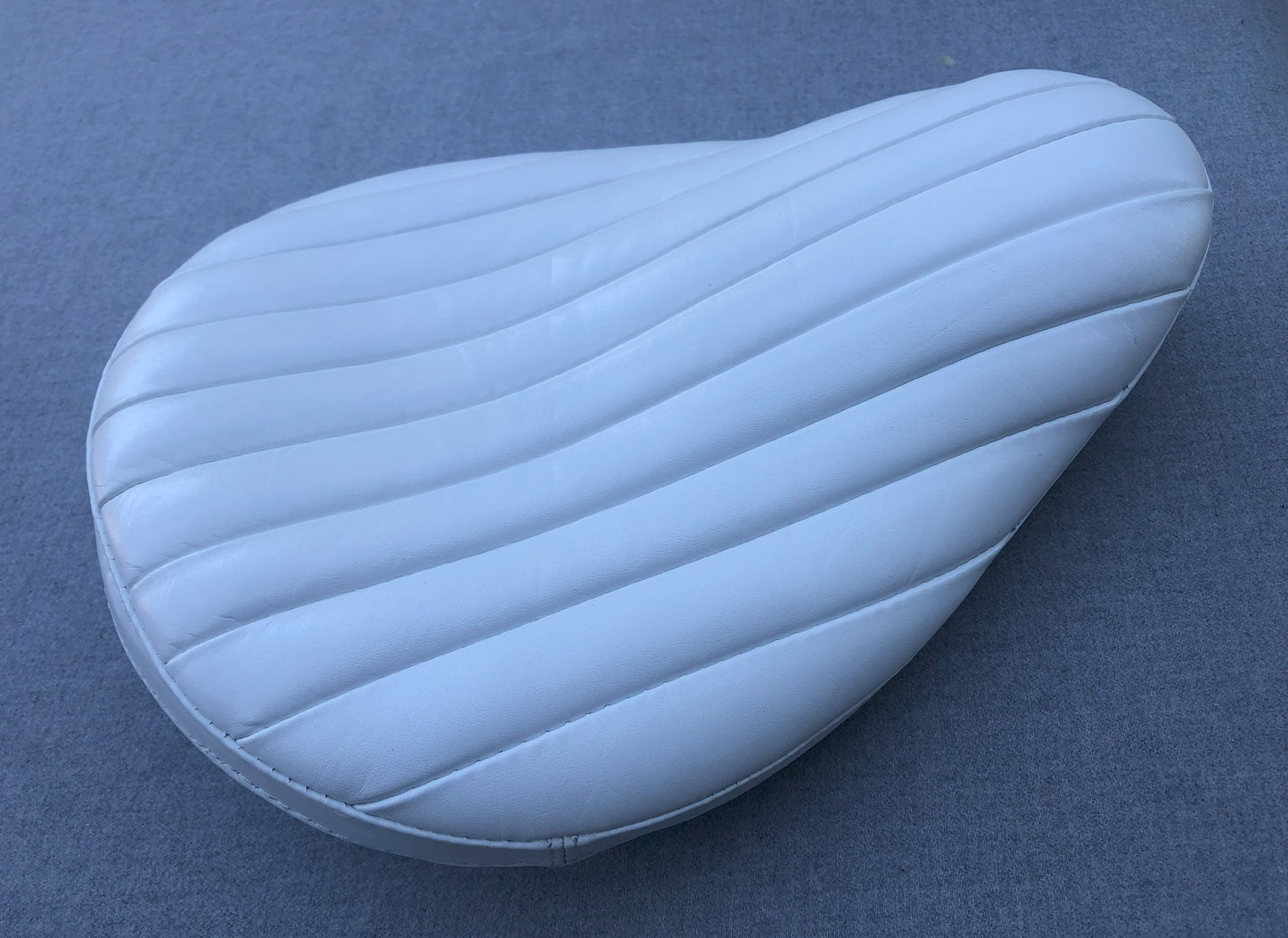 Harley Chopper Bobber Triumph Knucklehead Vintage Bates Style Real Leather Seat