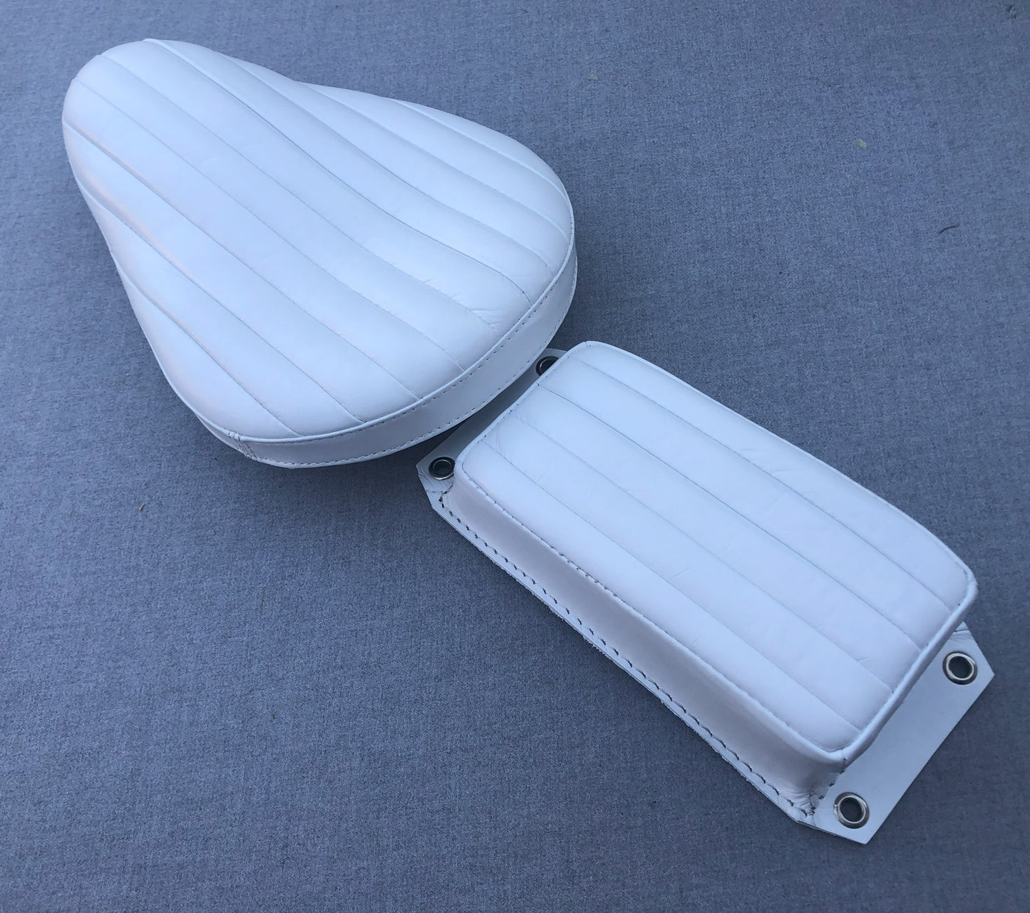 Harley Chopper Bobber Triumph Knucklehead Vintage Bates Style Real Leather Seat