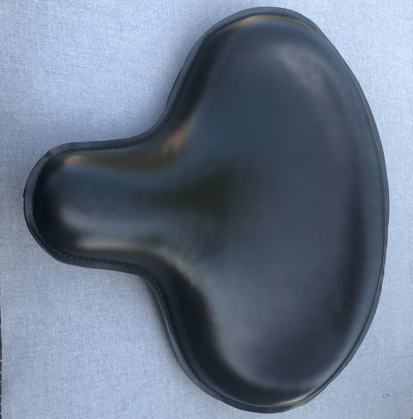 Harley Police Style Panhead Knucklehead Flathead EL WL ULH Genuine Leather Seat Steel base