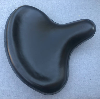 Harley Police Style Panhead Knucklehead Flathead EL WL ULH Genuine Leather Seat Steel base