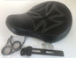 Universal Solo Seat Harley Yamaha Chopper Bobber Honda Triumph IRON CROSS + KIT
