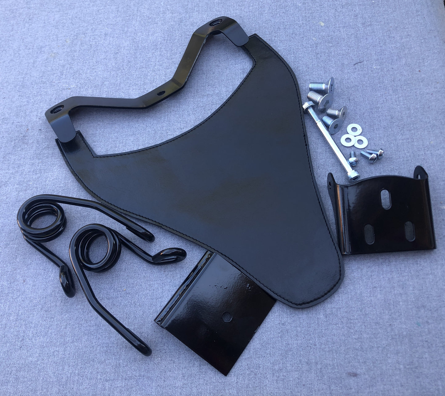 Harley Davidson Sportster Upholstery Vinyl Seat with Kit Springs XL883 XL1200 - Champ Customs Shop