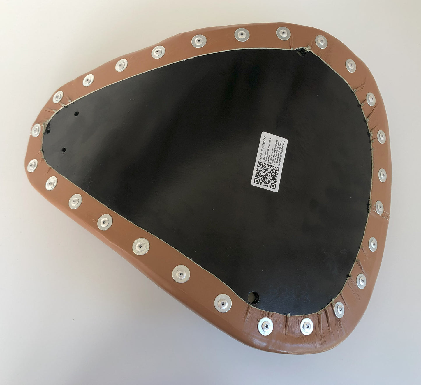 Harley Davidson Sportster Genuine Tan Leather Seat with Kit Springs XL883 XL1200 - Champ Customs Shop