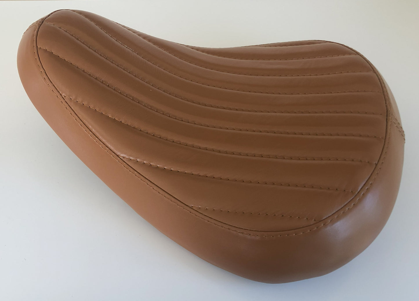 Harley Davidson Sportster Genuine Leather Seat with Kit Springs XL883 XL1200 - Champ Customs Shop
