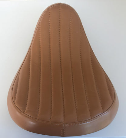 Harley Davidson Sportster Genuine Leather Seat with Kit Springs XL883 XL1200 - Champ Customs Shop