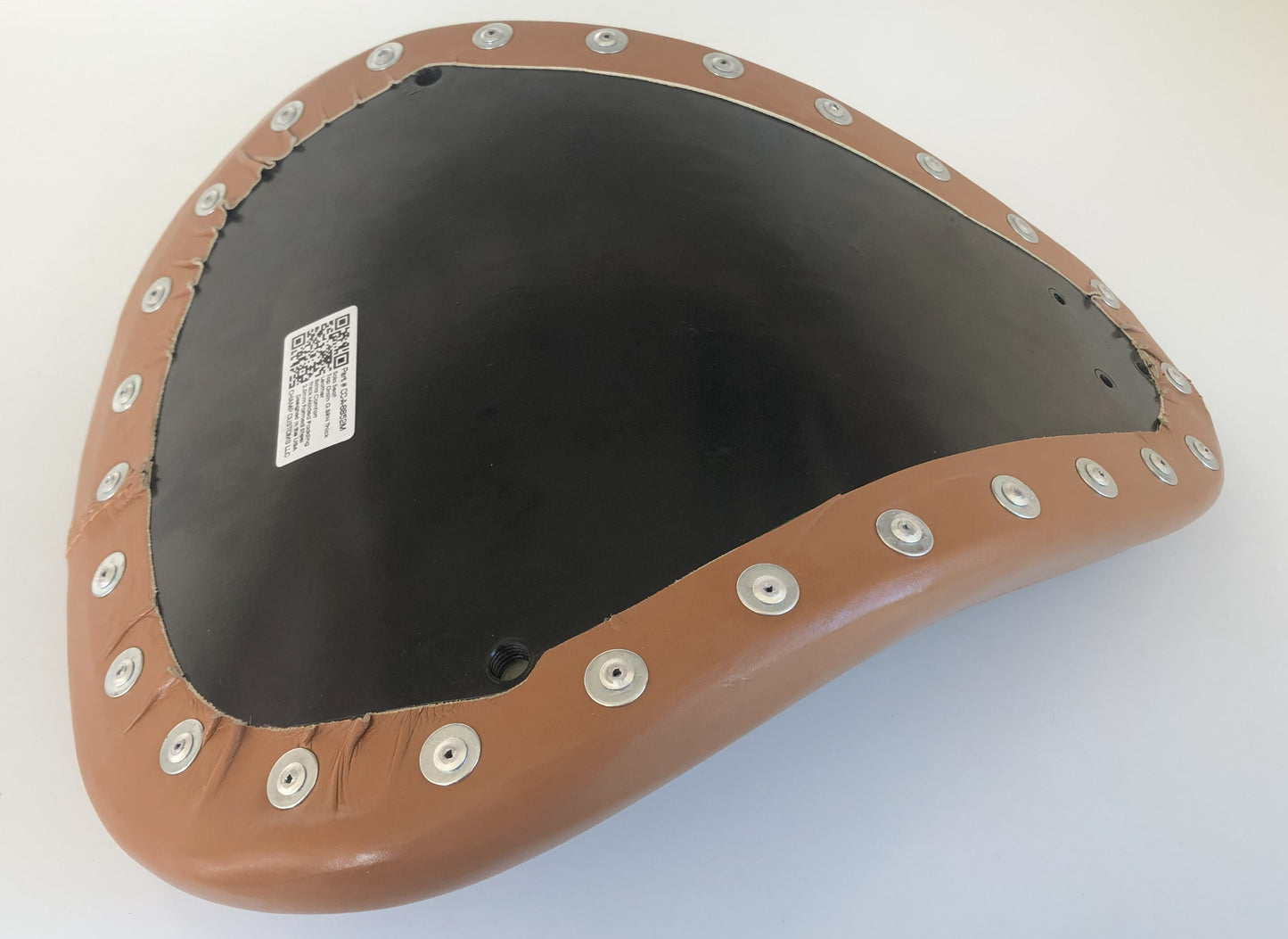 Harley Davidson Sportster Genuine Leather Seat with Kit Springs XL883 XL1200 - Champ Customs Shop