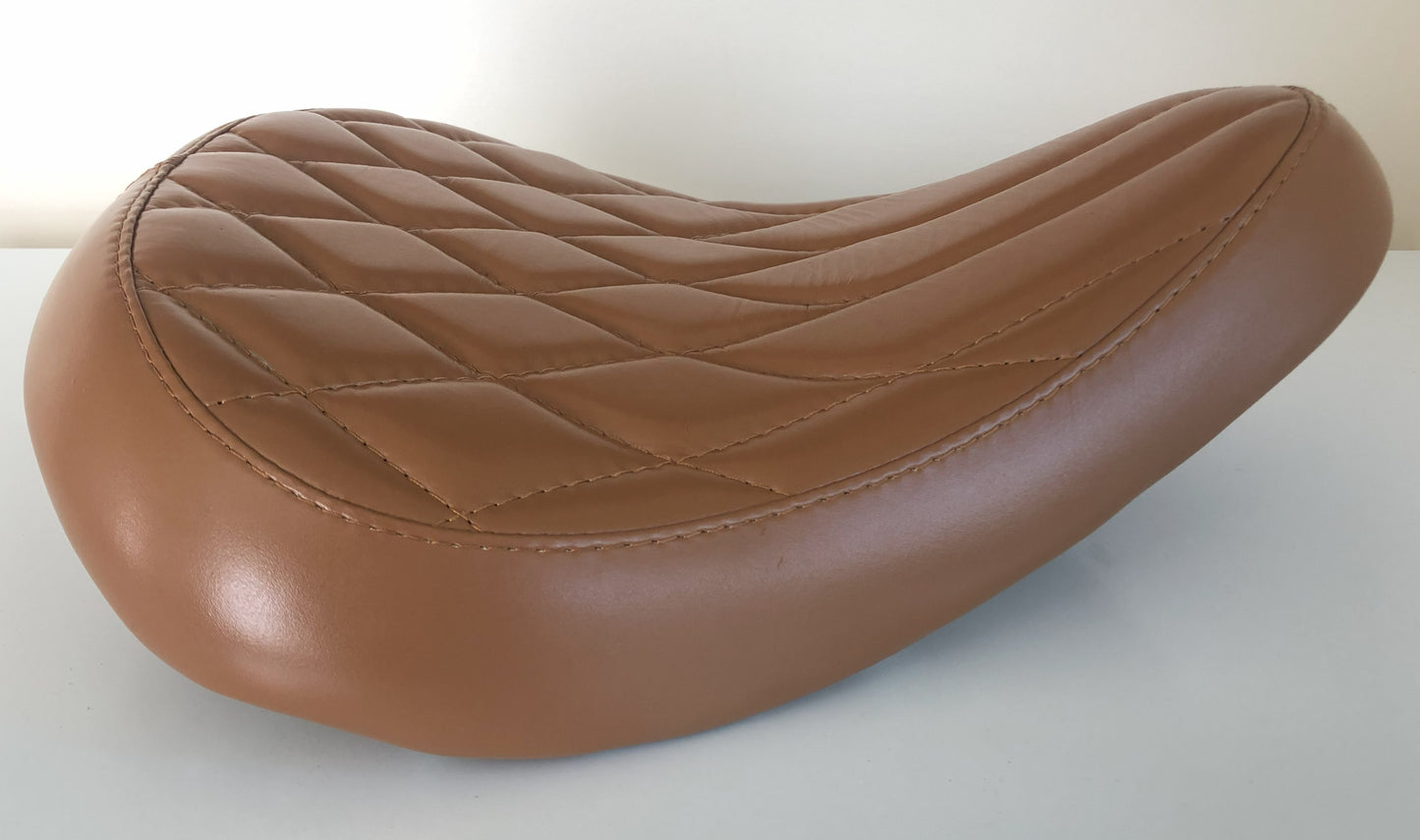 Solo Seat  Top Grain G.BRN Thick Leather    Extra Comfort  Thick Molded Padding 2.5mm Heavy Formed Steel"""