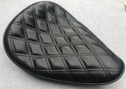 Harley Solo Seat Genuine Leather Yamaha bobber xs650 sportster chopper BSA Honda
