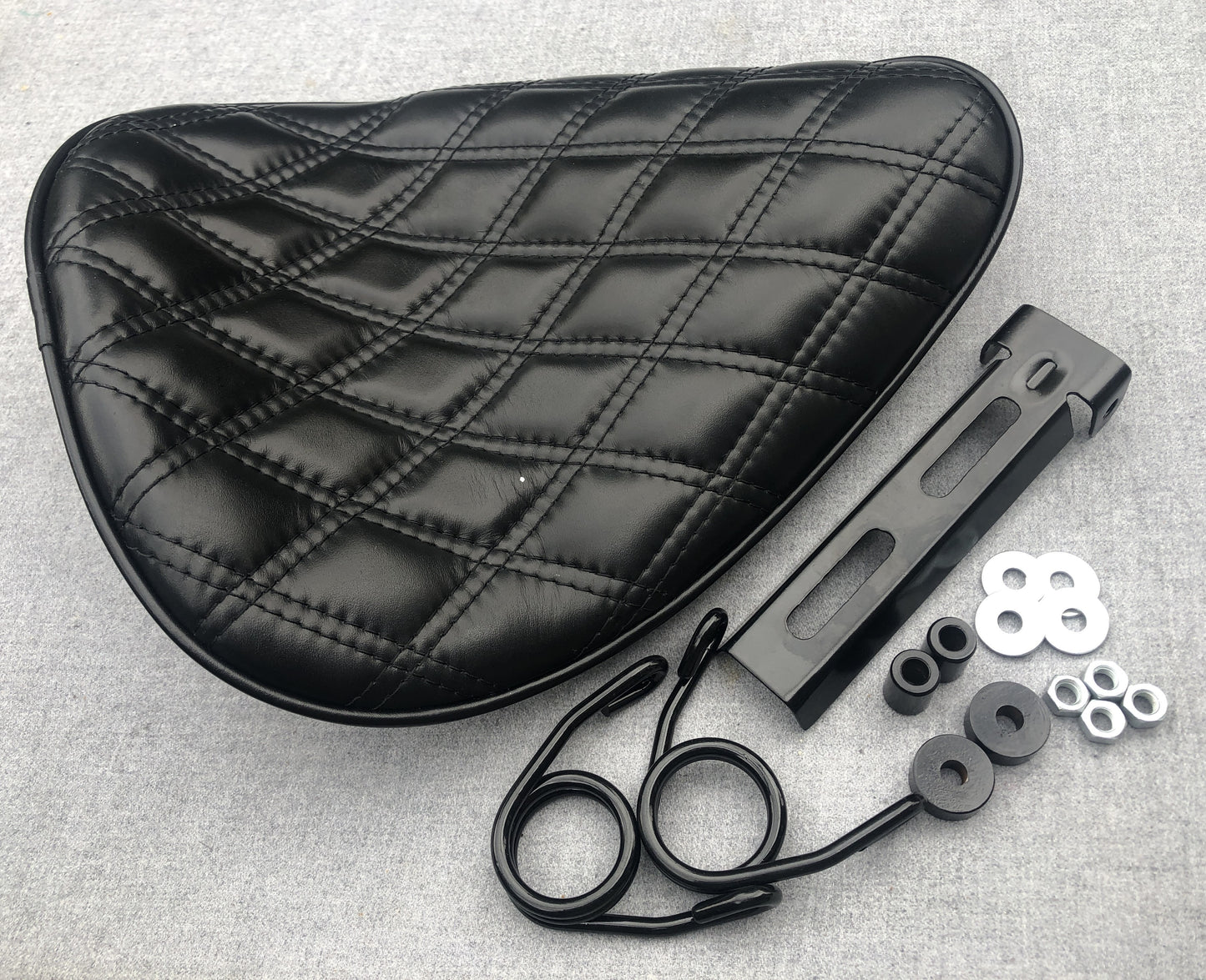 Harley Solo Seat Genuine Leather Yamaha bobber xs650 sportster chopper BSA Honda