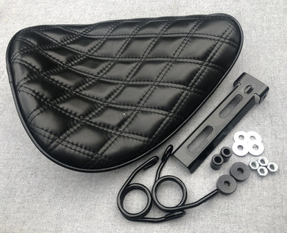 Harley Solo Seat Genuine Leather Yamaha bobber xs650 sportster chopper BSA Honda