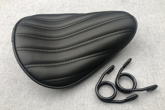 Black Tuk & Roll Solo Seat Harley chopper bober xs650 sportster cb750 triumph dyna