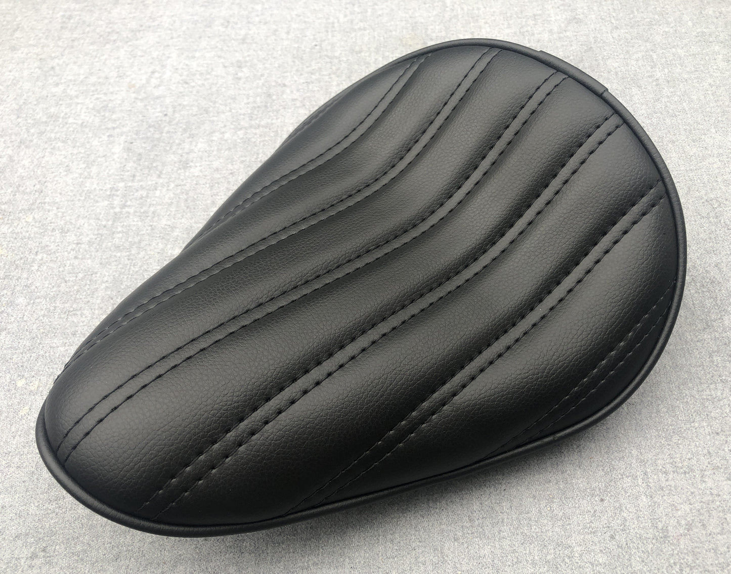 Black Tuk & Roll Solo Seat Harley chopper bober xs650 sportster cb750 triumph dyna