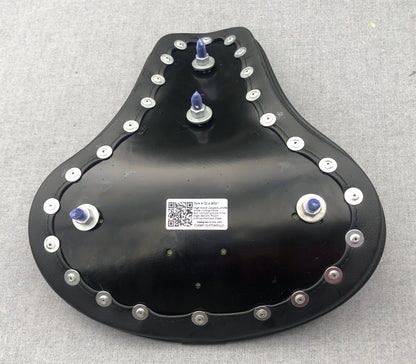 Universal Long Nose Seat Harley Yamaha Chopper Bobber Honda Triumph Spring Black - Champ Customs Shop