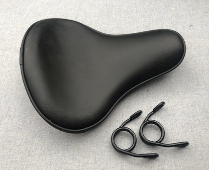 Universal Long Nose Seat Harley Yamaha Chopper Bobber Honda Triumph Spring Black - Champ Customs Shop