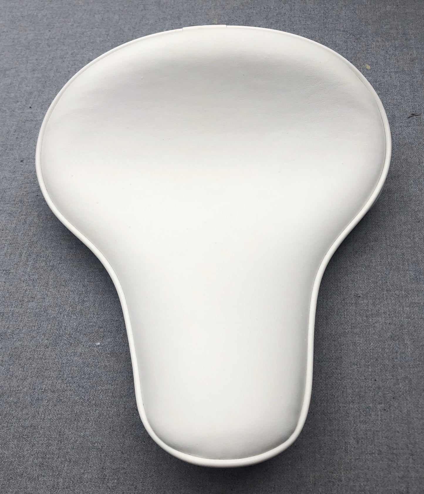 Universal Long Nose Seat Harley Yamaha Chopper Bobber Honda Triumph Spring White