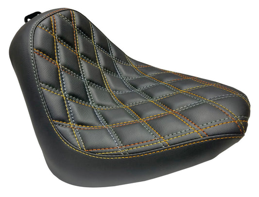 Champ Customs Double Diamond GEL Seat for Yamaha V Star 650 | Premium Comfort & Style