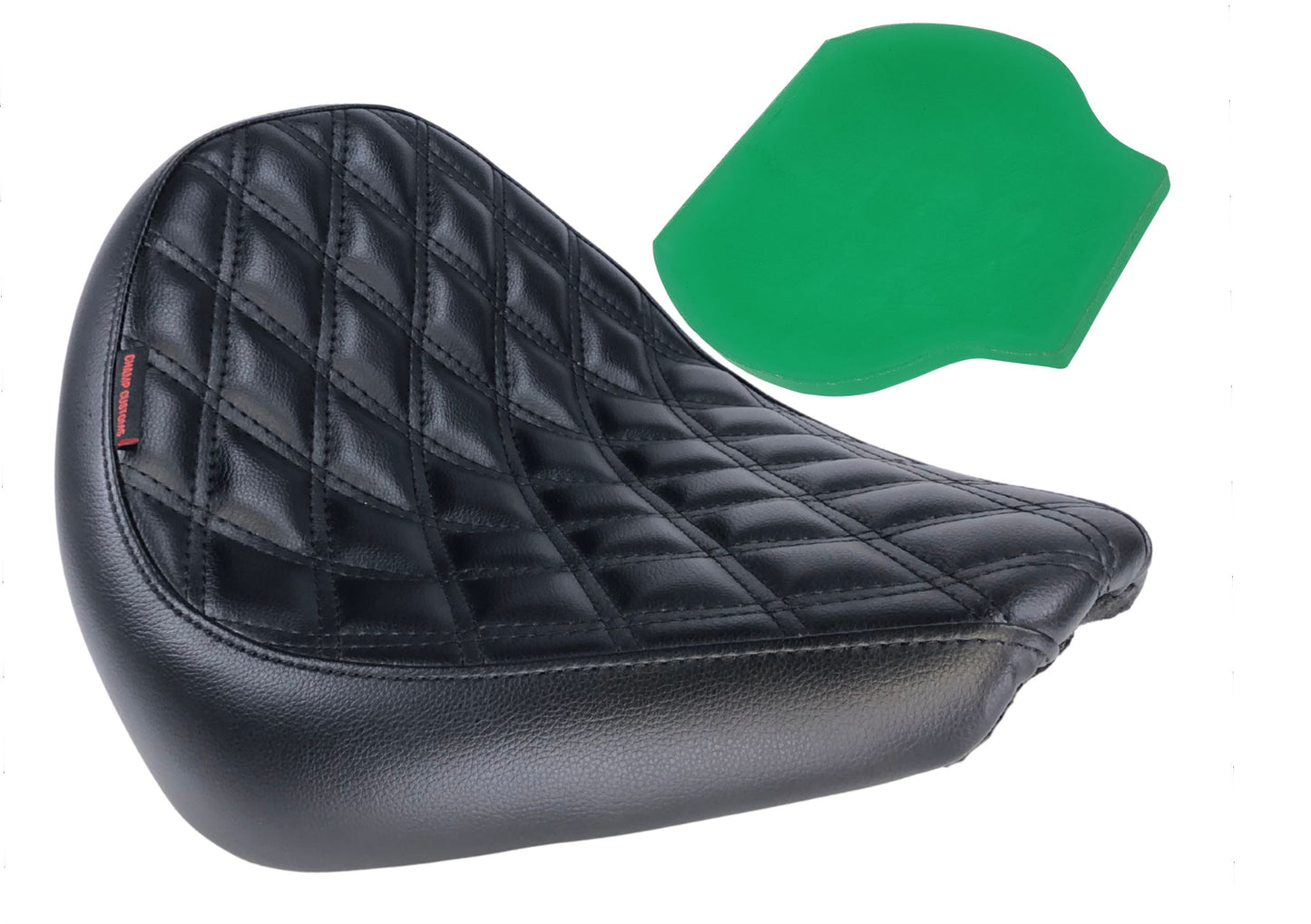 Champ Customs Yamaha V Star 650 Classic / DragStar 650 DIAMOND GEL Seat – Premium Comfort & Durability