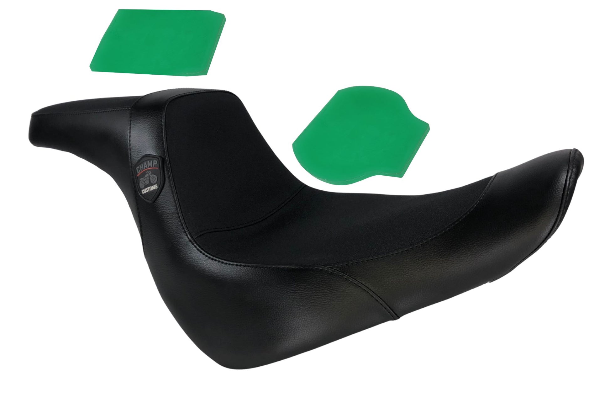 Champ Customs Performance Gripper Dual Hybrid GEL Seat for Softail low rider  2018-2025 - Champ Customs Shop