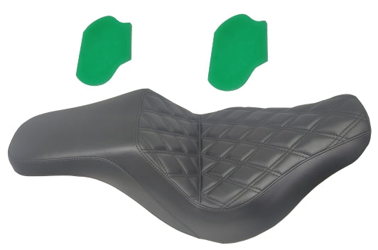 Harley Davidson Low Rider Sport Glide Club Style 2 Up Dual Gel Diamond Stitch Seat 2018 - 2025