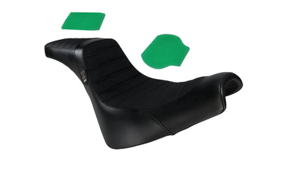 Champ Customs Performance Dual GEL Seats for Harley Davidson Softail Street Bob FXBB/S, Standard FXST Tuk & Roll Stitch (2018-2025)