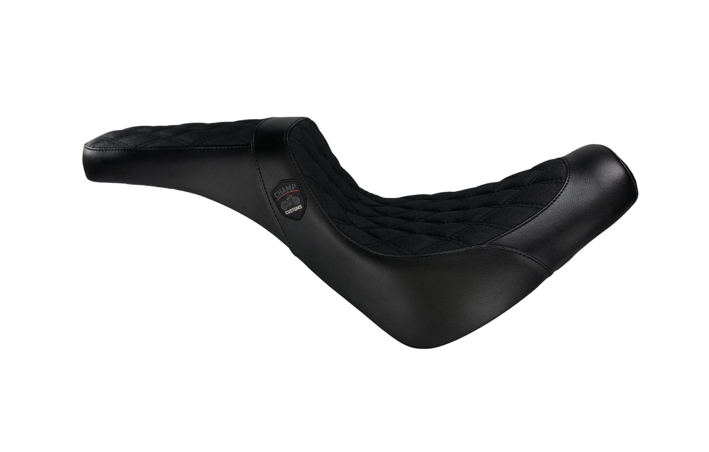 Champ Customs Performance Dual GEL Seats for Harley Davidson Softail Street Bob FXBB/S, Standard FXST Diamond Stitch (2018-2025)