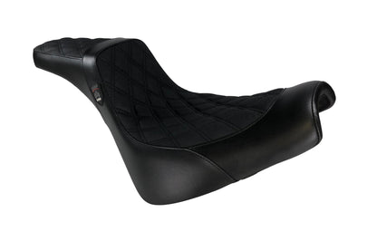 Champ Customs Performance Dual GEL Seats for Harley Davidson Softail Street Bob FXBB/S, Standard FXST Diamond Stitch (2018-2025)