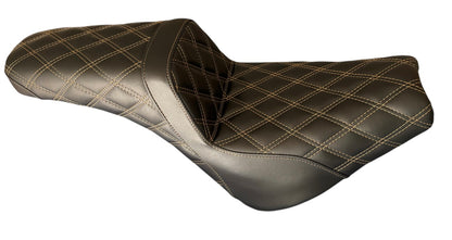 Harley Davidson Softail Street Bob FXBB/S, Standard FXST Dual GEL Seat (2018-2024)