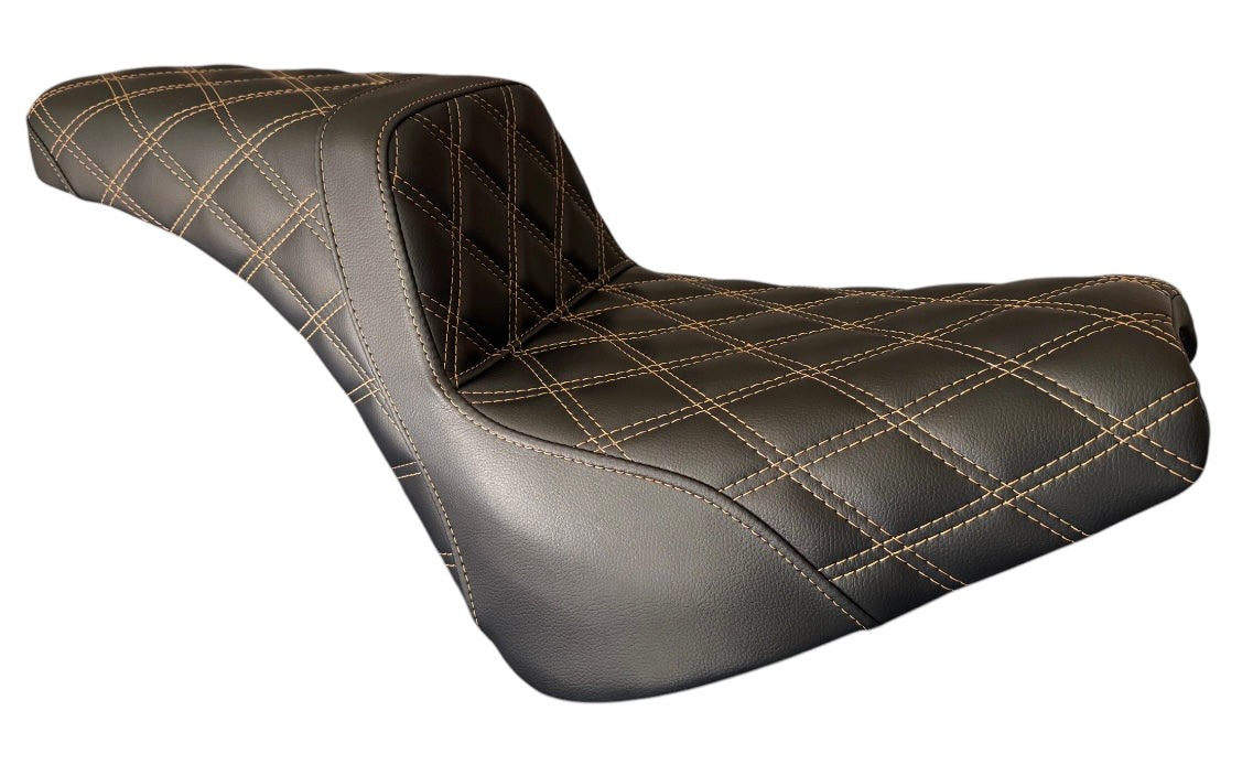 Harley Davidson Softail Street Bob FXBB/S, Standard FXST Dual GEL Seat (2018-2024)