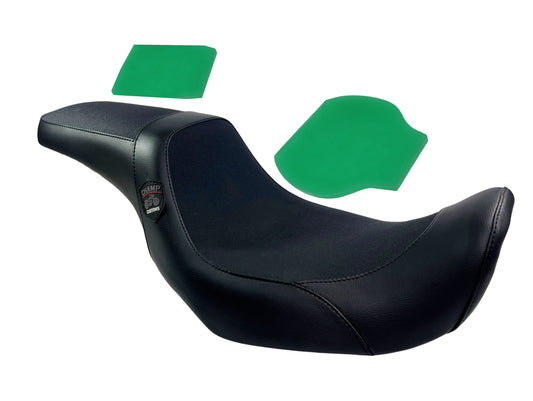 Champ Customs Harley Dyna Performance Gripper Dual Hybrid GEL Seat 2006-2017
