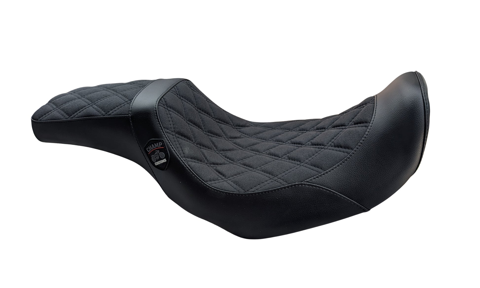 Harley Dyna Performance Diamond Dual Hybrid GEL Seat 2006-2017 | Champ Customs - Champ Customs Shop