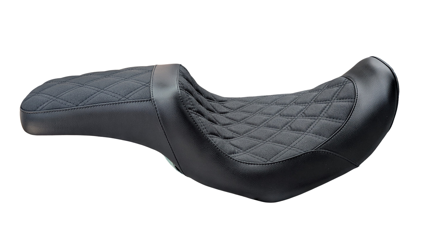 Harley Dyna Performance Diamond Dual Hybrid GEL Seat 2006-2017 | Champ Customs - Champ Customs Shop