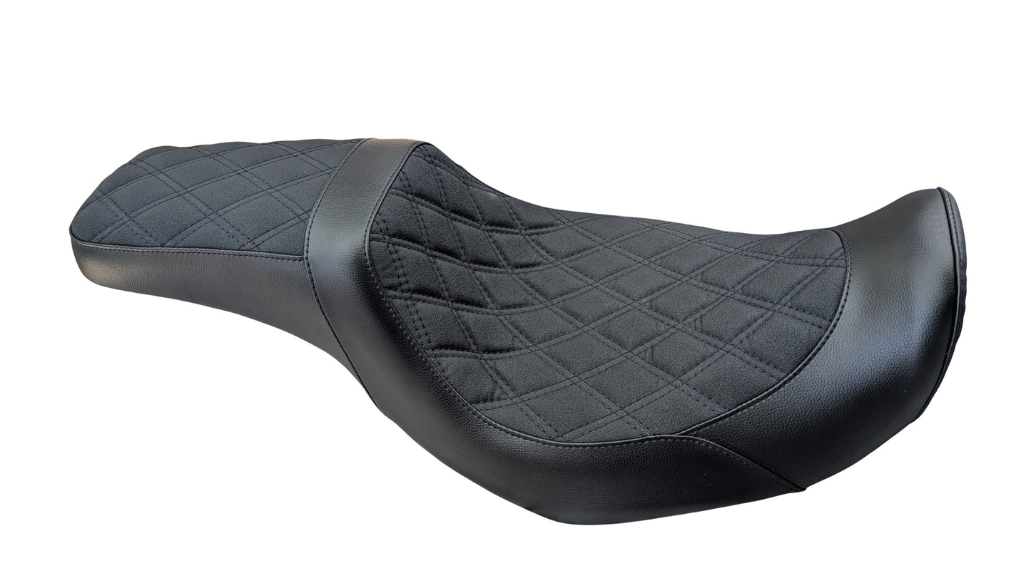 Harley Dyna Performance Diamond Dual Hybrid GEL Seat 2006-2017 | Champ Customs - Champ Customs Shop