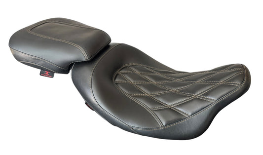 Driver Passenger Seat Fit For Harley Touring Electra Street Road Glide 2009-2024 - Champ Customs Shop