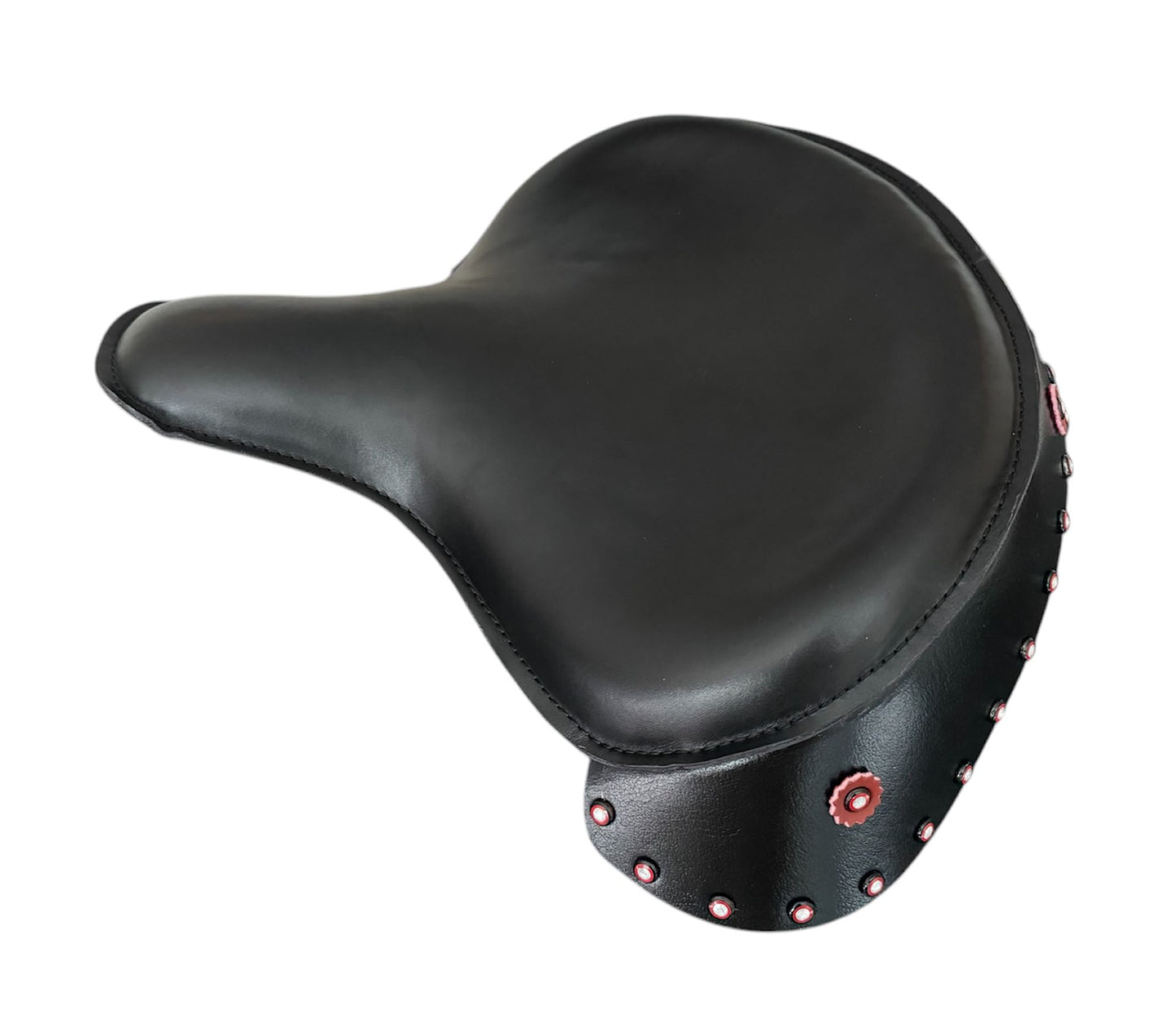 Harley Police Panhead Knucklehead Flathead EL WL ULH Genuine Leather Skirt Seat