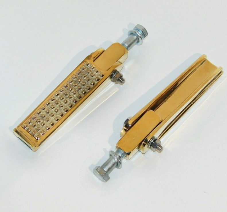 Solid Brass Foot Pegs by Champ Customs  – Anderson Style Champ Customs Shop
