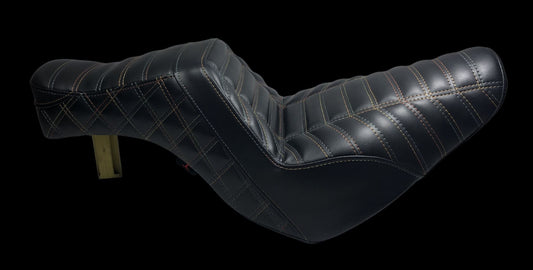 Harley-Davidson Low Rider Step-Up Stinger Seat FXLR / FXLRS-ST Reaper Tuck & Roll Champ Customs Shop