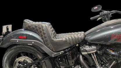 Harley-Davidson Low Rider Step-Up Stinger Seat FXLR / FXLRS-ST Reaper Tuck & Roll Champ Customs Shop