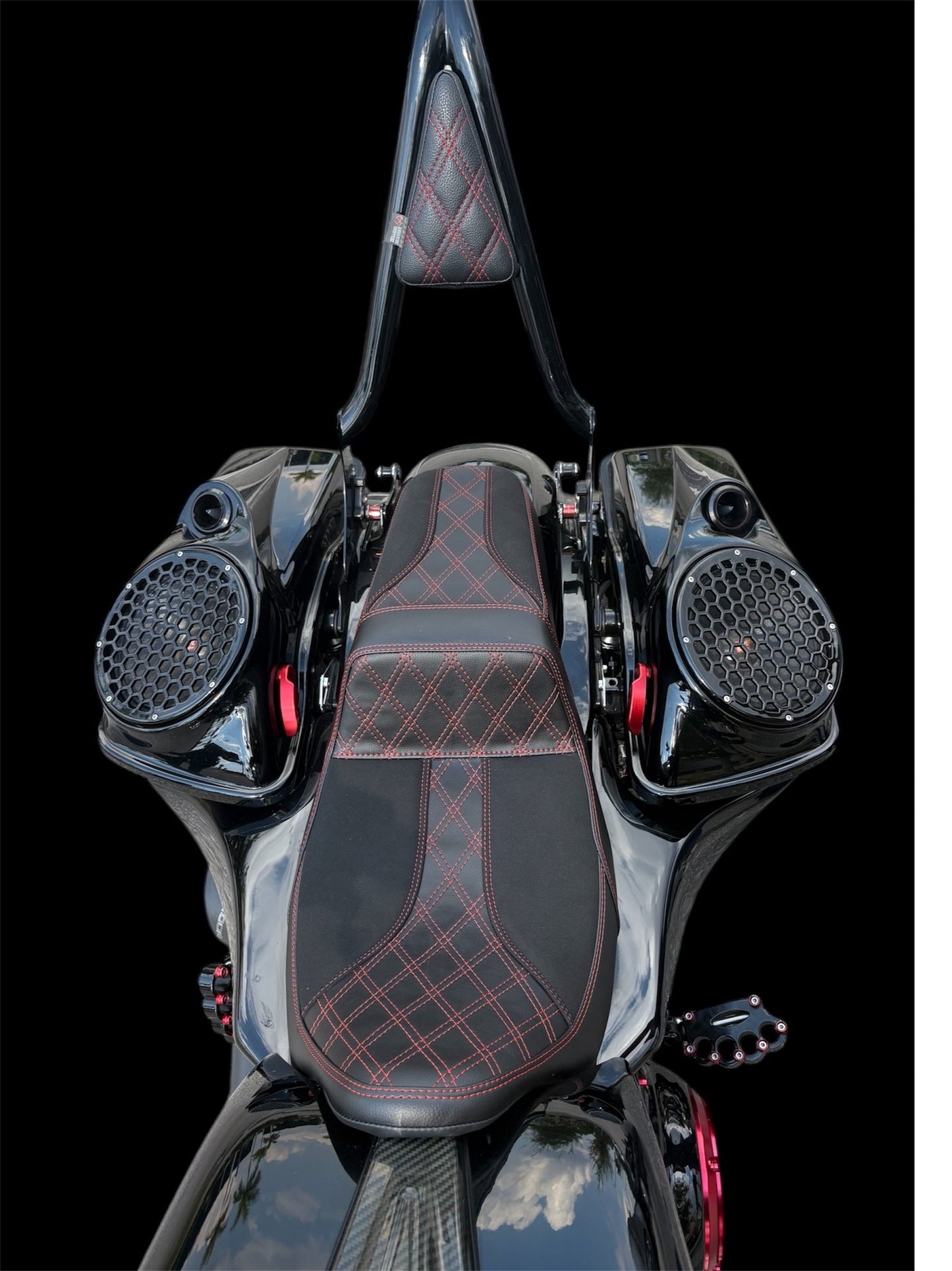 Harley Davidson Touring GEL Seat Outlaw for Electra Street Road Glide 2009-2023 Champ Customs Shop