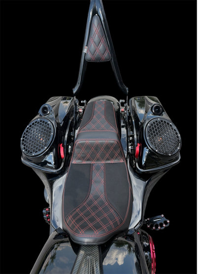 Harley Davidson Touring GEL Seat Outlaw for Electra Street Road Glide 2009-2023 Champ Customs Shop